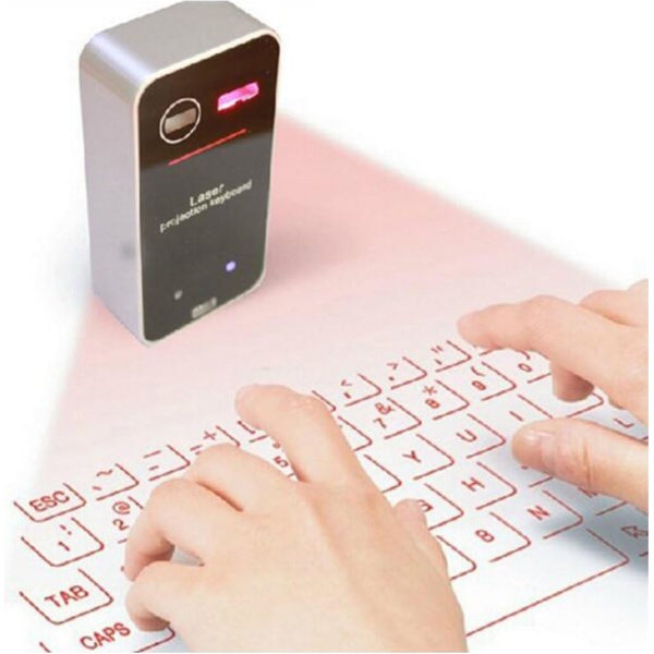 Highdas Proyeccion laser inalambrico Bluetooth teclado virtual con el raton