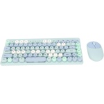 JAWL Combinación de Ratón y Teclado Inalámbrico Compatibilidad con Ratón y Teclado Inalámbrico para PC (Azul) - Imagen 1