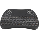 Jiawu Control Remoto de Teclado Inalámbrico, Portátil, Alcance de 32,8 Pies, 2 Modos, Teclado Inalámbrico Recargable, Ratón con Panel Táctil para PC - Imagen 1