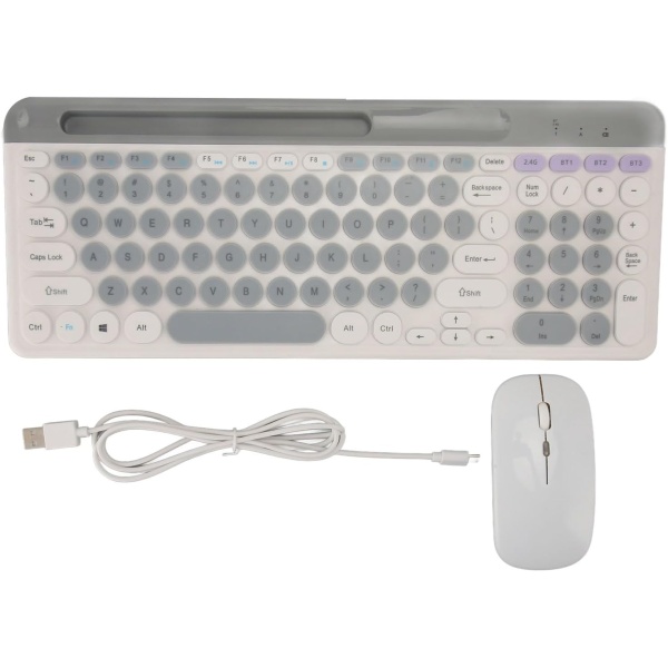 Juego de Raton con Teclado Inalambrico de Modo Doble Raton