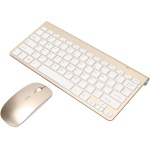 Juego de Ratón y Teclado Inalámbrico de 78 Teclas, Teclas Delgadas Grabadas, Teclados de Computadora Silenciosos, Diseño Brillante, Tecnología Inalámbrica 2.4G, Alcance de 10 M, - Imagen 1