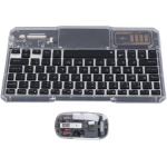 Juego de Teclado y Ratón Inalámbricos Bluetooth, Combinación de Ratón y Teclado Bluetooth con Luz Nocturna de 7 Colores, Combinación de Teclado y Ratón Inalámbricos Portátiles - Imagen 1