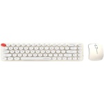 KIT DE TECLADO INALÁMBRICO CON RATÓN BRILLANO 2,4G BLANCO BEIL - Imagen 1
