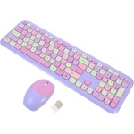 KOMBIUDA 1 Juego Conjunto De Ratón De Teclado Inalámbricos Teclado Inalámbrico Ratones y Accesorios Combo y Teclado USB Wireless Abdominales Oficina Ordenador Portátil Suministros Escolares - Imagen 1