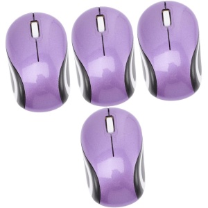 KOMBIUDA 4 Piezas Mini Ratón Inalámbrico USB Inalámbrico Pequeño Inalámbrico Juegos Inalámbricos Portátil Inalámbrico Wireless Computadora Ratón De Teclado Abdominales Accesorios Sin Cable