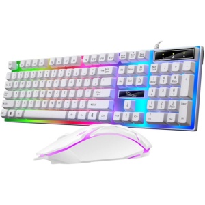 KOMBIUDA Colocar Iluminar Desde El Fondo Cable USB Ratón Inalámbrico para Computadora Ratón Inalámbrico USB Ratón con Cable Mouse para Computadora Inalámbrico Teclado Accesorios