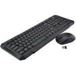 KOMBIUDA Ratón De Teclado Inalámbrico Inalámbricos Combinación Combo y Teclado USB Teclado Inalambrico Sencillo Accesorios De Oficina Teclado con Familiar Abdominales Ordenador Portátil - Imagen 1