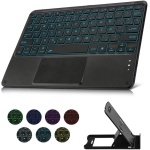 KOOCHUWAH Teclado K08 Bluetooth con Touchpad QWERTY Español, Compatible con iPad Galaxy Tab Tablets Portátil Teléfonos Inteligentes. - Imagen 1