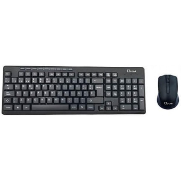 L Link Teclado y Raton Inalambrico Negro Teclado y