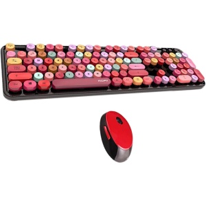 LIFKICH 1 Juego Conjunto De Teclas Punk Teclados De Computadora Ratón De Computadora Teclado Inalambrico Ratón De Teclado para Juegos Accesorios Computadora Portátil Abdominales