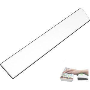 LexonElec Reposamuñecas Para Full Size Teclado Y Raton Gaming LED RGB Retroiluminación Mecánico Inalámbrico Bluetooth PC Teclado Inalámbrico Ergonomico Espuma De Memoria Faux Leather Wrist Rest