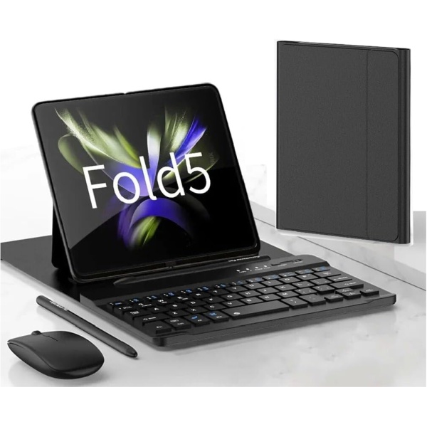 LiLiTok Juego de teclado y ratones inalambricos con funda para