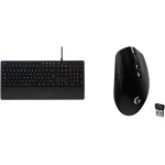 Logitech G213 Prodigy Teclado Gaming con Reposamuñecas, RGB LIGHTSYNC, Teclas Retroiluminada & 305 LIGHTSPEED Ratón Gaming Inalámbrico, Captor Hero 12K, 12,000 dpi - Imagen 1