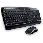 Logitech MK330 Combo Teclado y Ratón Inalámbrico para Windows, 2.4 GHz con Receptor USB Unifying, Ratón Inalámbrico Portátil, Teclas Multimedia, PC/Portátil, Disposición Eslovena, Negro - Imagen 1