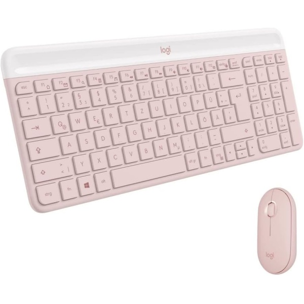 Logitech MK470 Combo con Teclado Inalambrico Estilizado Compacto Silencioso