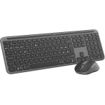 Logitech MK950 Signature Slim, Teclado y ratón inalámbricos - Grafito, Disposición QWERTY Italiano - Imagen 1