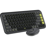 Logitech Pop Icon Combo, combinación de Teclado y ratón Bluetooth, Escritura cómoda, Teclas y Botones programables, clics discretos, Easy-Switch hasta 3 Dispositivos - Rosado - QWERTY - Imagen 1