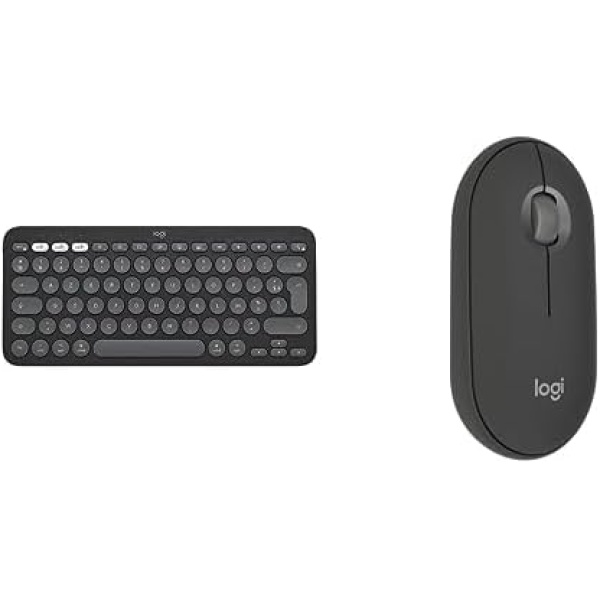Logitech Pebble Keys 2 K380s Teclado Bluetooth multidispositivo Pebble Mouse