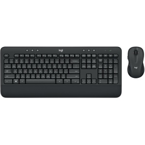 Logitech Teclado y mouse inalámbricos avanzados MK545, diseño QWERTZ