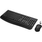 Loigys - Juego de teclado y ratón inalámbrico (2,4 GHz, con reposamuñecas y ratón óptico inalámbrico para Windows, Mac OS PC/ordenadores de sobremesa, ordenador portátil - Imagen 1