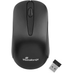 MediaRange Ratón óptico inalámbrico de 3 Teclas, Color Negro - Imagen 1