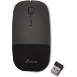 MediaRange Ratón óptico inalámbrico de 3 Teclas, silencioso, Color Negro Brillante - Imagen 1