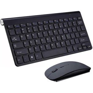 NB 2.4G ratón inalámbrico inalámbrico mini teclado y ratón combinación conjunto adecuado para ordenador portátil Mac computadora de escritorio inteligente TV