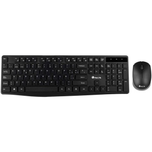 NGS ALLUREKIT Kit de Teclado Multimedia y Ratón 1200dpi Inalámbricos 2.4GHz (AZERTY Francés)