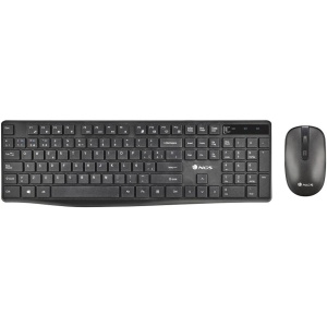 NGS Hype Kit - Teclado y Ratón Inalámbricos, dpi: 800/1200/1600, Multidispositivo BT4.0+BT4.0+2.4Ghz (QWERTY Español)
