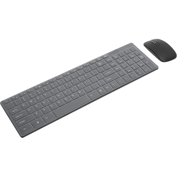 NIZUUONE Combo de Teclado y Raton Inalambricos Diapason y Raton