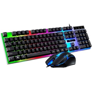 OSALADI Colocar Teclado USB y Teclado inalambrico Cable USB Teclado de computadora con Cable Teclado mecanico inalambrico ratón teclados Teclado con Cable de computadora cableado