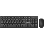 Performax SK1004 - Teclado multimedia y ratón inalámbrico, color negro - Imagen 1