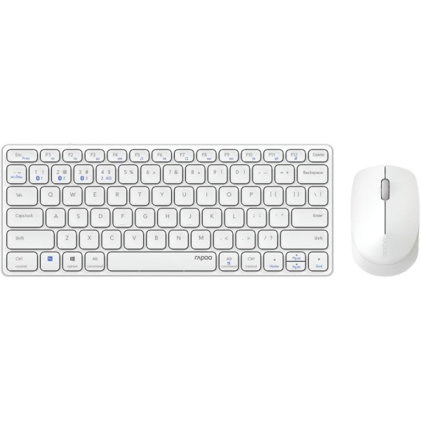 Rapoo Teclado inalambrico multimodo Recargable Blade 9600M Paquete de