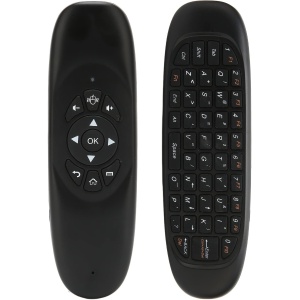 Ratón Inalámbrico, 2.4G 1000DPI Asistente de Voz Teclado Completo Portátil Mini Air Mouse, Control Remoto Antivibración Inteligente Ratón de Computadora con Receptor para PC Notebook Set Top Boxes