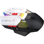 Ratón Inalámbrico para Juegos de PC de 9 Teclas con Retroiluminación RGB, DPI Ajustable, Ratón de Ordenador Recargable para Oficina en Casa, Conmutación de 3 Canales - Imagen 1