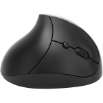Ratón Vertical Inalámbrico Ergonómico Recargable 2.4G Ratón de Oficina con 6 Teclas, 3 dpi Ajustables para PC, Computadoras Portátiles, Computadoras (Negro) - Imagen 1