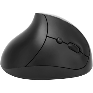 Ratón Vertical Inalámbrico Ergonómico Recargable 2.4G Ratón de Oficina con 6 Teclas, 3 dpi Ajustables para PC, Computadoras Portátiles, Computadoras (Negro)