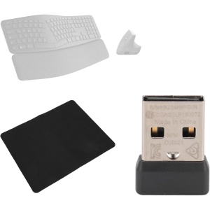 Receptor USB 2.4G, Adaptador Receptor de Teclado de Ratón Dongle USB para Logitech K860 Master Anywehere Mini Ratón Inalámbrico de 3 Teclas, con Alfombrilla para Ratón