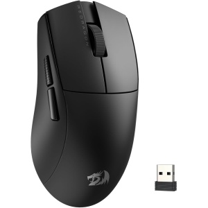 Redragon M916 - Ratón inalámbrico para videojuegos (49 G, ultraligero, 8 K, DPI 2,4 G, con mango ergonómico, teclas totalmente programables, software compatible con encuadernaciones de teclas DIY y