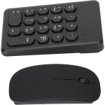 SUNGOOYUE Teclado Numérico Portátil Delgado de 2,4 GHz, Miniteclado Inalámbrico Negro, Conjunto Combinado de Ratón para Ordenadores Portátiles, Ordenadores de Sobremesa, Uso en Viajes y - Imagen 1