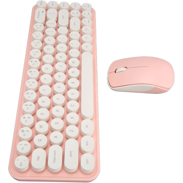 Shanrya Combinacion de Raton y Teclado Inalambrico Conexion Inalambrica 24G