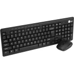 Siig JK-WR0T12-S1 Teclado inalámbrico de 102 Teclas de tamaño estándar con ratón óptico inalámbrico de 3 Botones - Imagen 1