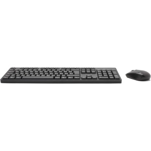 Simpletek Kit completo de ratón + teclado WIFI inalámbrico Plug and Play 2,4 GHz LaYOUT Italia Combo ergonómico silencioso 105 teclas 1000DPI