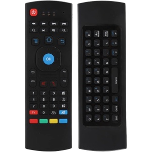 Sxhlseller Ratón Volador Inalámbrico de 2,4G, Control Remoto de Teclado Mini Air Mouse, Mango de Juego Somatosensorial, para Windows/OS X/Android/Linux, Antivibración Inteligente
