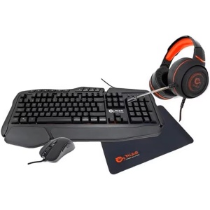 Talius Gaming Kit V2 Combo Gaming Kit 4 en 1 de Tecladdo, Ratón, Auriculares y Alfombrilla.