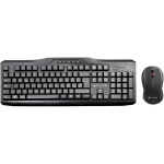 Talius KB-6001 Combo Teclado y Ratón Inalámbrico para Windows, 2,4GHz Inalámbrico, Ratón Compacto, disposicion QWERTY español-Negro - Imagen 1