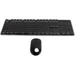 Teclado Inalámbrico para Juegos, Teclado y Ratón Inalámbricos con Pantalla de Nivel de Batería con Conexión Estable de 2,4 GHz para Ordenador Portátil (Black) - Imagen 1