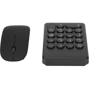 Teclado Numérico Portátil, Delgado, 2,4 GHz, USB, Inalámbrico, Mini Teclado Numérico Negro, Conjunto Combinado de Ratón para Ordenadores Portátiles, Ordenadores de Sobremesa