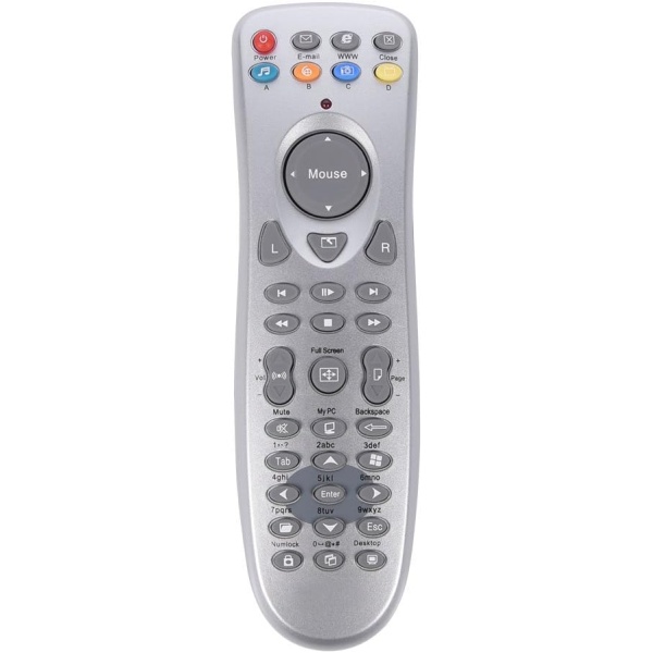 Teclado de Raton Inalambrico Control Remoto USB para PC Reconocimiento
