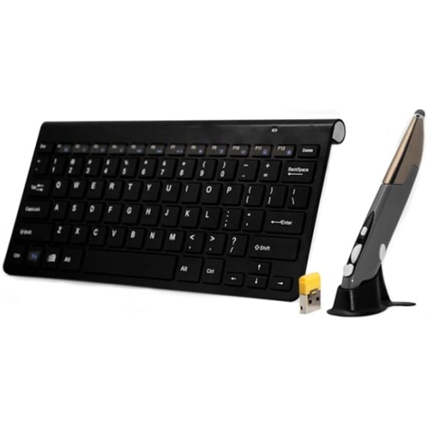 Teclado inalambrico de computadora KM 909 24GHz Teclado multimedia inalambrico de